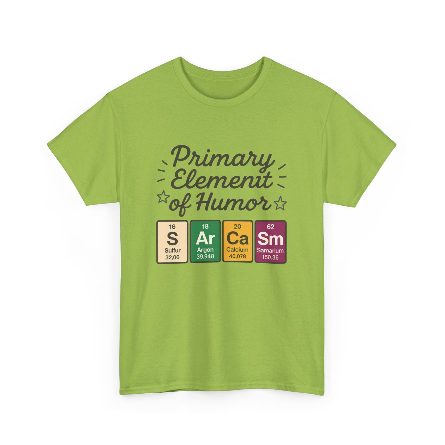 Funny Mens Science T-Shirt, Sarcasm Element of Humor Tee, Periodic Table Nerd Shirt for Him, Humor T-Shirt, Periodic Table Chemistry Humor
