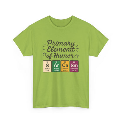 Funny Mens Science T-Shirt, Sarcasm Element of Humor Tee, Periodic Table Nerd Shirt for Him, Humor T-Shirt, Periodic Table Chemistry Humor