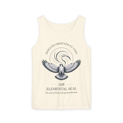 Air Elemental Seal Tank Top, Clarity & Spiritual Freedom Symbol Tee, Unisex Elemental Shirt, Vision Totem Gift, Spiritual Gift