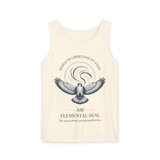 Air Elemental Seal Tank Top, Clarity & Spiritual Freedom Symbol Tee, Unisex Elemental Shirt, Vision Totem Gift, Spiritual Gift