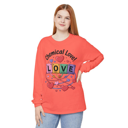 Chemical Love Long Sleeve T-Shirt Women's, Perfect Gift for Science Lovers, Valentine's Day, Chemistry Enthusiasts, Casual Wear, Cute [...]