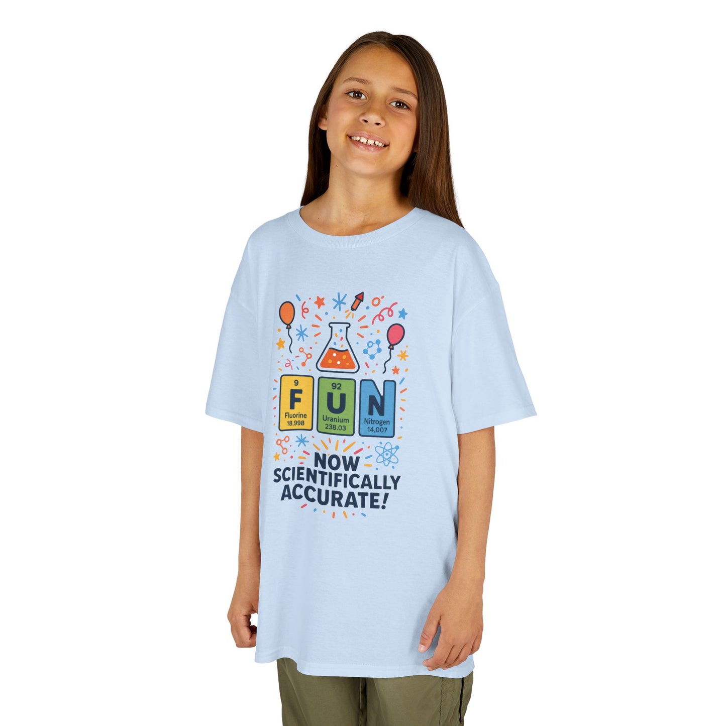 Fun Science Unisex Heavy Cotton Tee, Perfect for STEM Lovers, Gift for Science Teachers, Educational Shirt, Periodic Table Tee,Nerdy Shirt