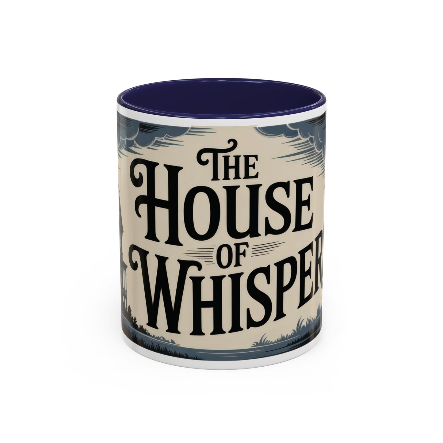 The House of Whispers Mug, Haunted Mansion Gothic Coffee Cup, Spooky Halloween Gift for Horror Lovers, Accent Coffee Mug (11, 15oz)