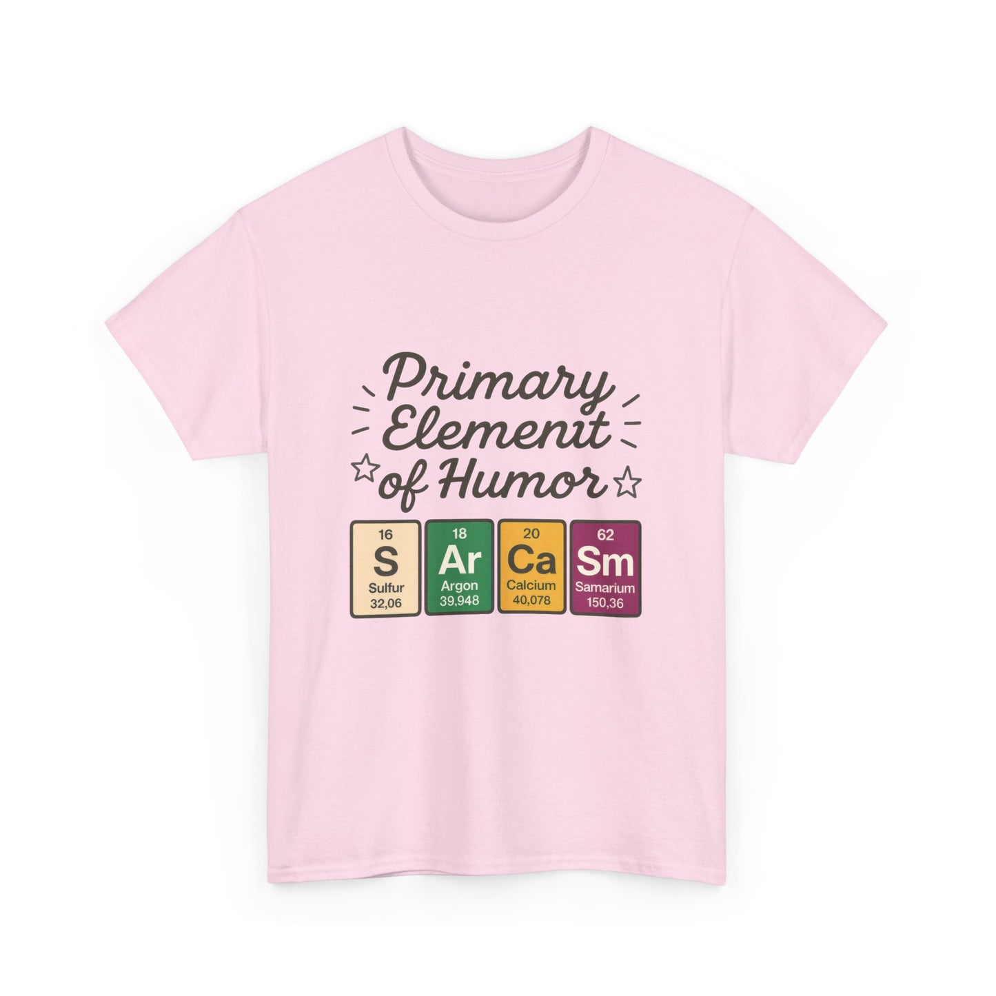 Funny Womens Sarcasm T-Shirt, Element of Humor Tee, Science Nerd Shirt, Chemistry Humor Tee, Gift for Science Lovers, Science Party Apparel