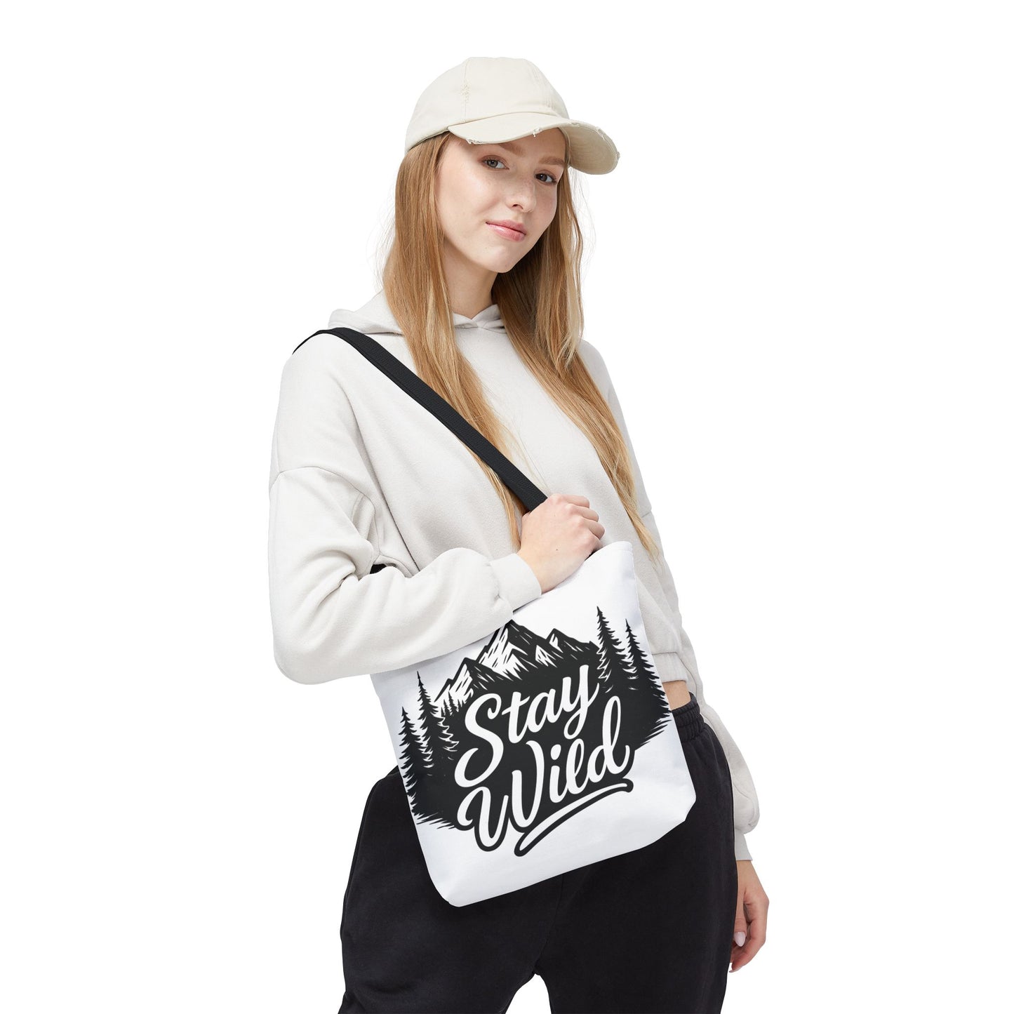 Stay Wild Tote Bag | Eco-friendly Shopping Bag, Adventure Tote, Outdoor Enthusiast Gift, Stylish Carryall, Perfect for Summer Adventures