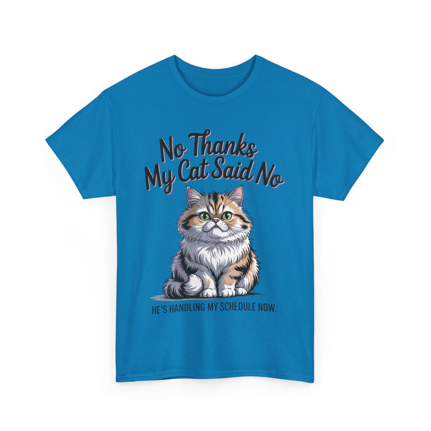 Funny Cat Quote Tee, Womens Heavy Cotton T-Shirt, Pet Lover Gift, Cute Cat Apparel, Cat Mom Tee, Quirky Animal Shirt, Humor