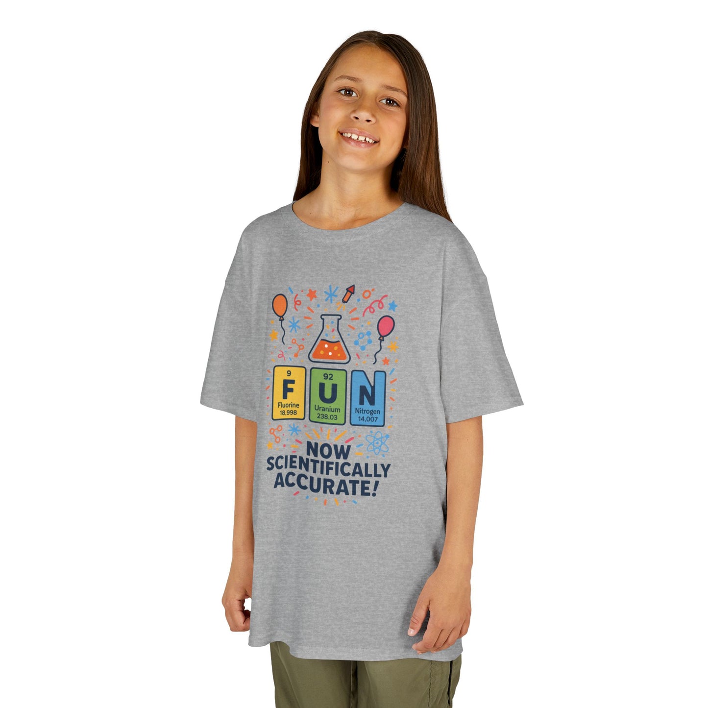 Fun Science Unisex Heavy Cotton Tee, Perfect for STEM Lovers, Gift for Science Teachers, Educational Shirt, Periodic Table Tee,Nerdy Shirt