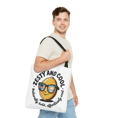 Zesty Lemon Tote Bag - Fun & Bold Carry-All for Everyday Use, Summer, Beach Days, Gifts, Eco-Friendly Shopping, Large Tote Bag