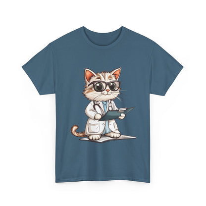 Funny Doctor Cat T-Shirt, Unisex “The Pawscription is Ready” Tee, Cute Veterinary Gift, Medical Student Shirt, Animal Doctor Graphic Tee