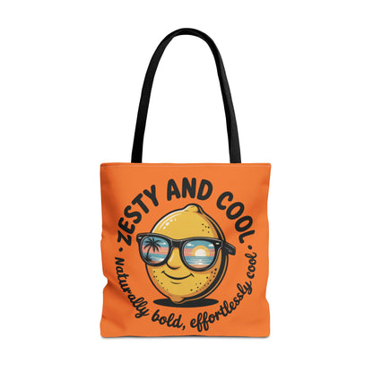 Zesty Lemon Tote Bag - Fun & Bold Carry-All for Everyday Use, Summer, Beach Days, Gifts, Eco-Friendly Shopping, Large Tote Bag