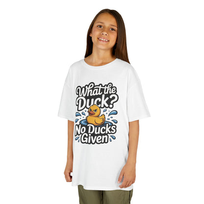 Funny Teen Duck Shirt, Kids Humor Tee, What The Duck Meme Tee, No Ducks Given Youth Tee, Sarcastic Rubber Duck Shirt, Cool Gift For Teens