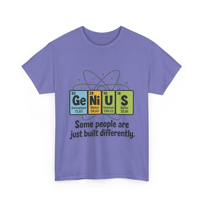 Funny Womens Genius T-Shirt, Periodic Table Nerd Shirt, Science Humor Tee, Gift for Nerds, Science Lovers Gift, Genius Science Tee