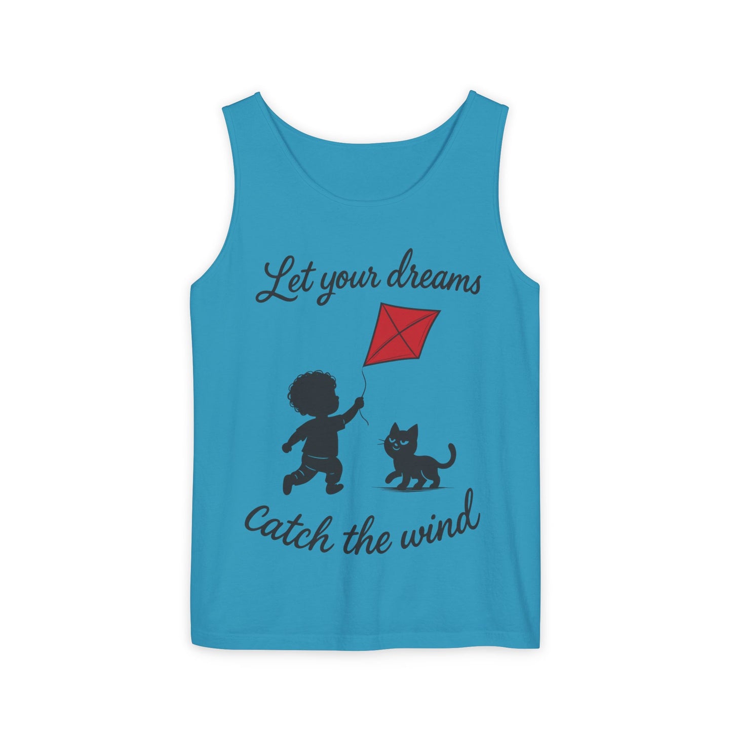 Dream-Catching Tank Top - Lightweight, Womens, Inspirational Graphic Tee, Summer Wear, Perfect Gift for Kids & Families