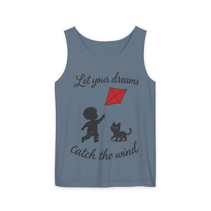 Dream-Catching Tank Top - Lightweight, Womens, Inspirational Graphic Tee, Summer Wear, Perfect Gift for Kids & Families