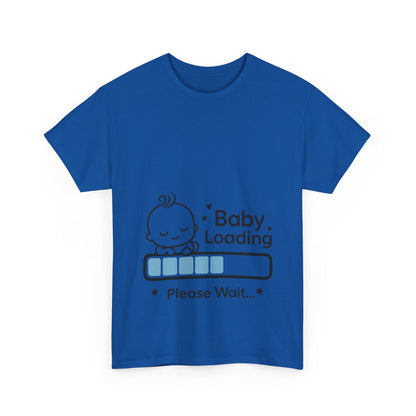 Baby Loading Maternity T-Shirt, Funny Pregnancy Announcement Tee, Mom To Be Gift, Expecting Baby Tee, Pregnancy Reveal Top, Baby Shower Gift