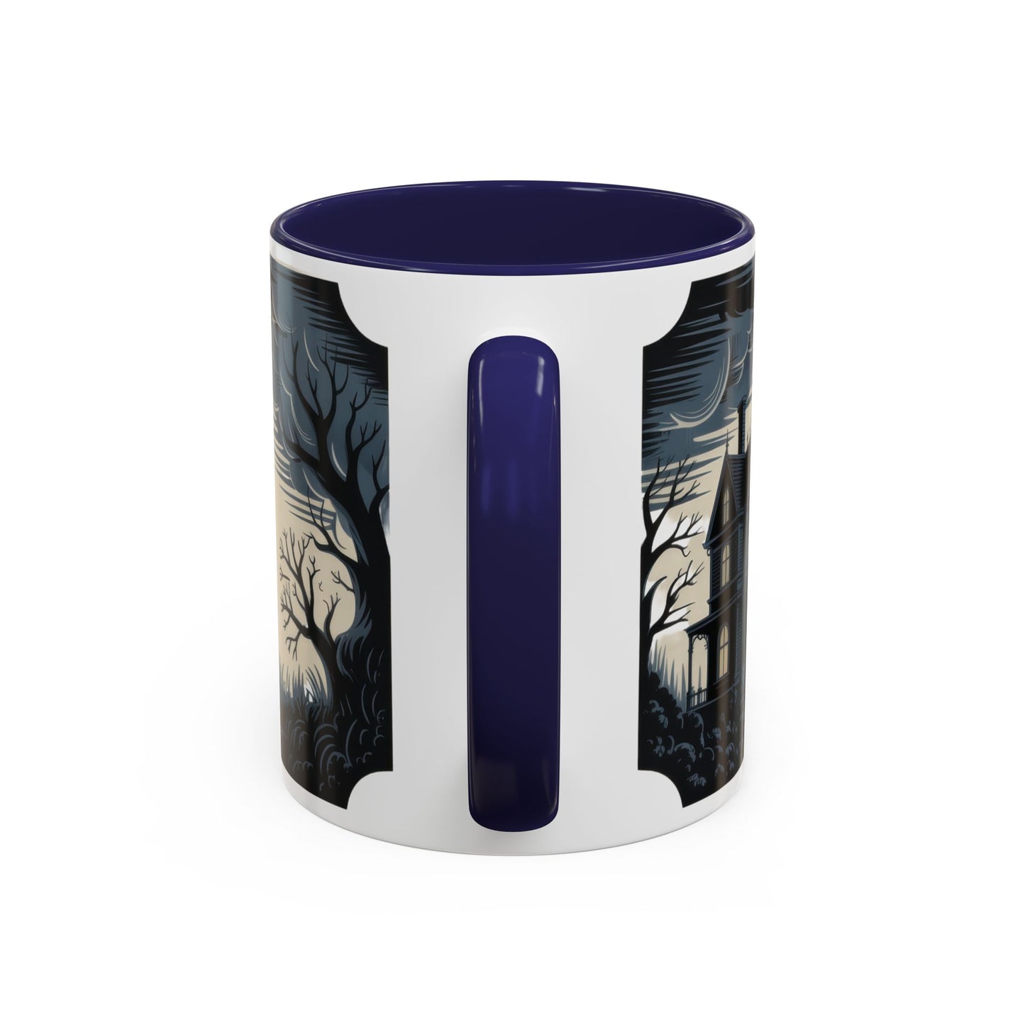 The House of Whispers Mug, Haunted Mansion Gothic Coffee Cup, Spooky Halloween Gift for Horror Lovers, Accent Coffee Mug (11, 15oz)