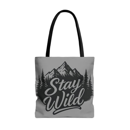 Stay Wild Tote Bag | Eco-friendly Shopping Bag, Adventure Tote, Outdoor Enthusiast Gift, Stylish Carryall, Perfect for Summer Adventures