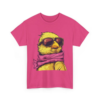 Chic Cool Chick T-Shirt, Unisex Heavy Tee, Funny Animal Tee, Trend Chick Graphic T-Shirt Gift