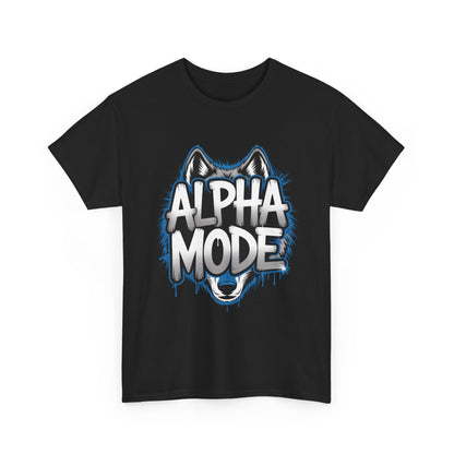 Alpha Mode Wolf Graphic Mens T-Shirt Streetwear, Alpha Tee, Wolf Tee, Street Tee, Wolf Art