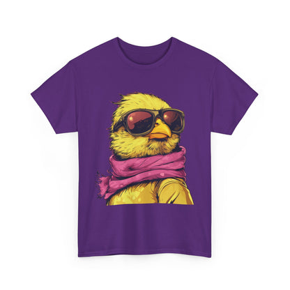 Chic Cool Chick T-Shirt, Unisex Heavy Tee, Funny Animal Tee, Trend Chick Graphic T-Shirt Gift