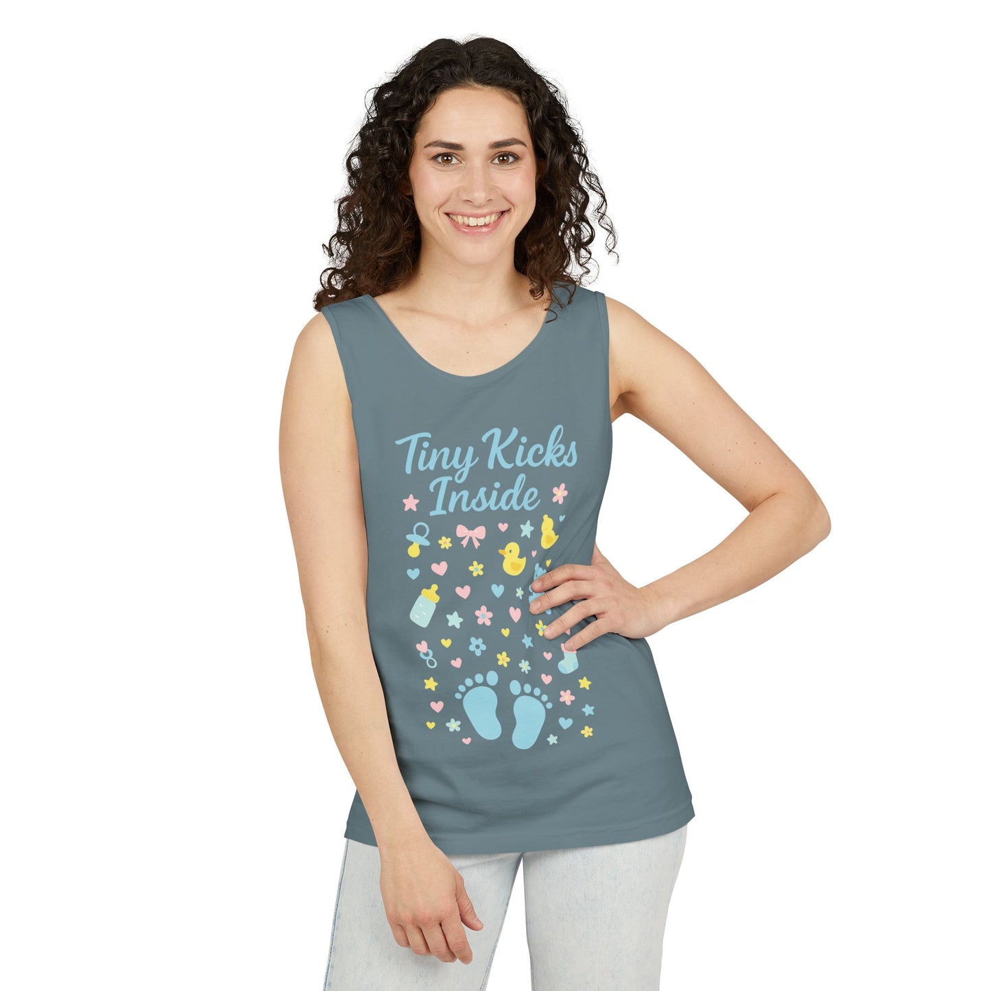 Maternity Tank Top Pregnancy Announcement Shirt, Cute Mom To Be Gift, Expecting Baby Gift, Pregnancy Reveal Top, Baby Shower Shirt