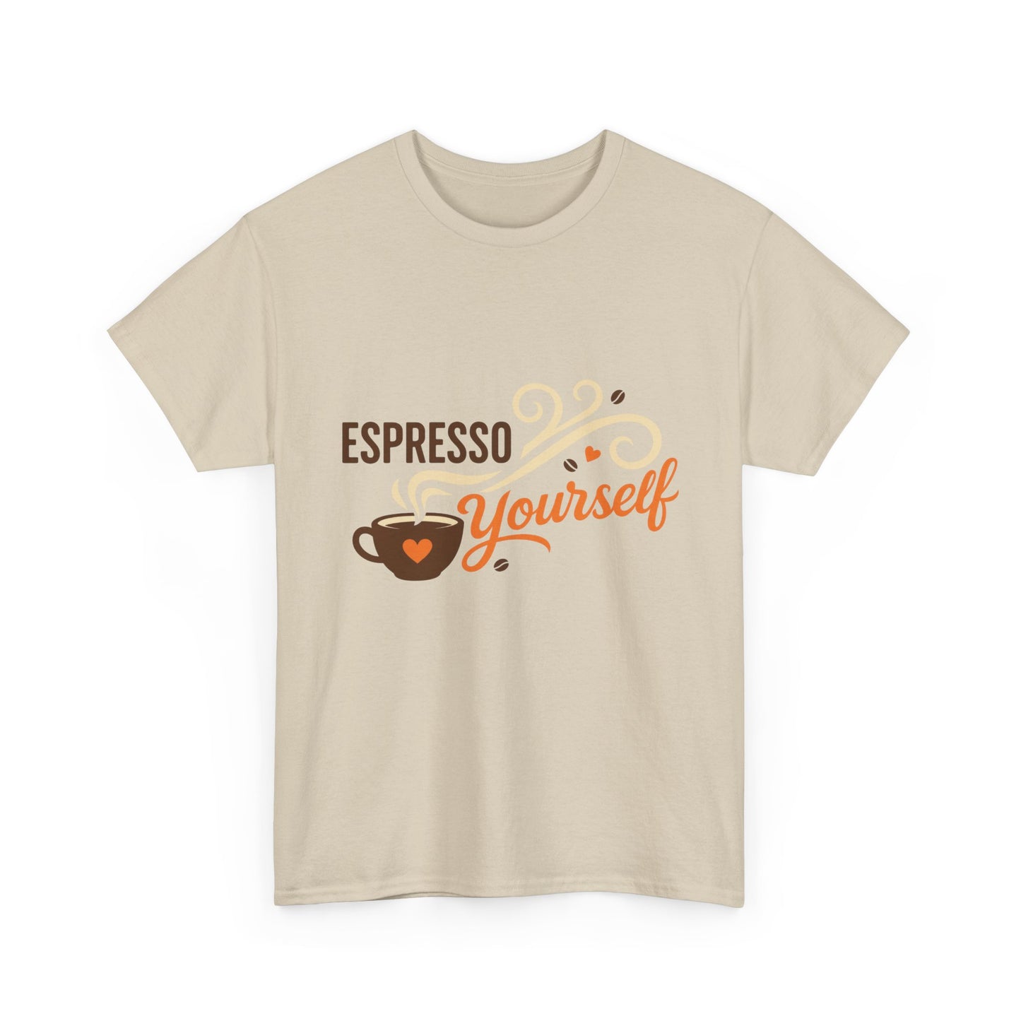 Espresso Yourself Coffee Lover Womens T-Shirt, Funny Barista Graphic Tee Gift