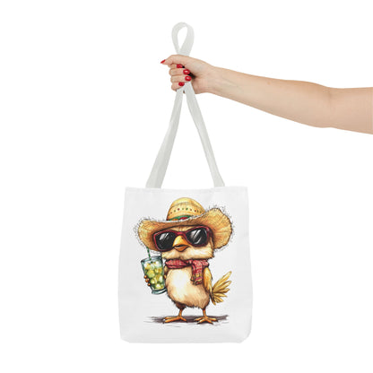 Chic Summer Tote Bag, Fun Bird Design, Beach Bag, Vacation Accessory, Perfect Gift for Bird Lovers, Eco-Friendly Shopper