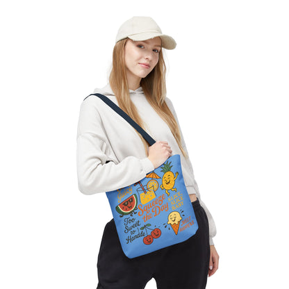 Juicy Summer Tote Bag, Fun Beach Carryall, Perfect for Grocery Shopping, Reusable Market Tote, Cute Gift for Fruit Lovers, Large Tote Bag