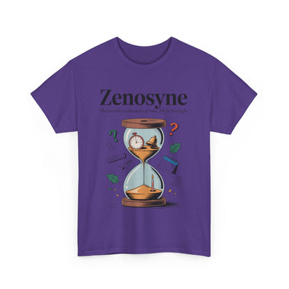 Zenosyne Unisex Heavy Cotton Tee, Aesthetic Word Tee, existential tee, Emotional Word Tee, Moody Graphic Tee, Philosophical Tee