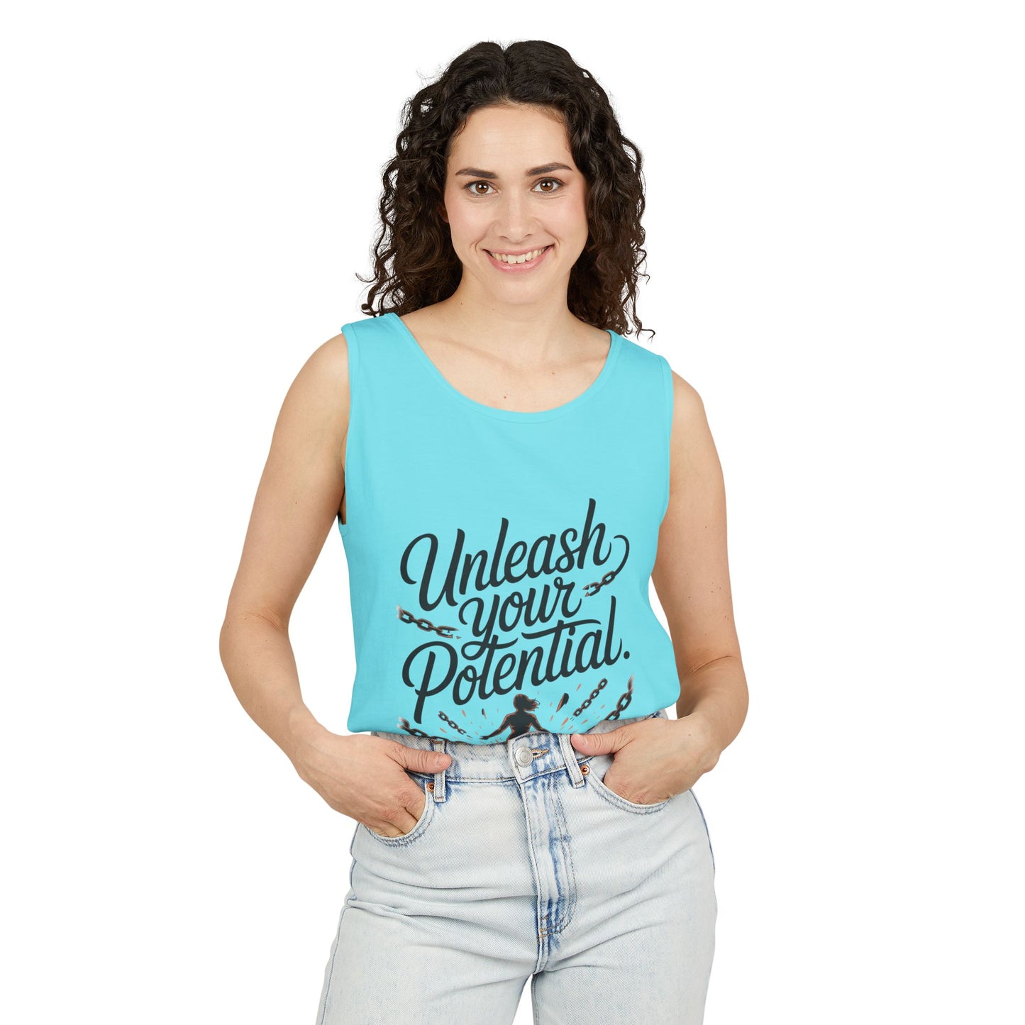 Unleash Your Potential Womens Tank Top, Motivational Athletic Gear, Womens Workout Clothing, Inspirational Summer Outfit, Fitness Gift, [...]