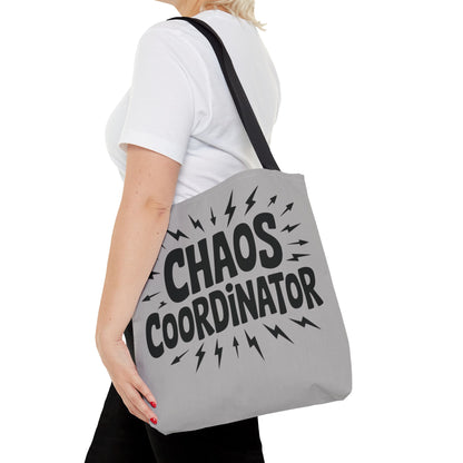 Chaos Coordinator Tote Bag, Fun Carryall for Busy Moms, Students, or Event Planners, Perfect Gift, Beach Weekender Bag,  Large Tote Bag