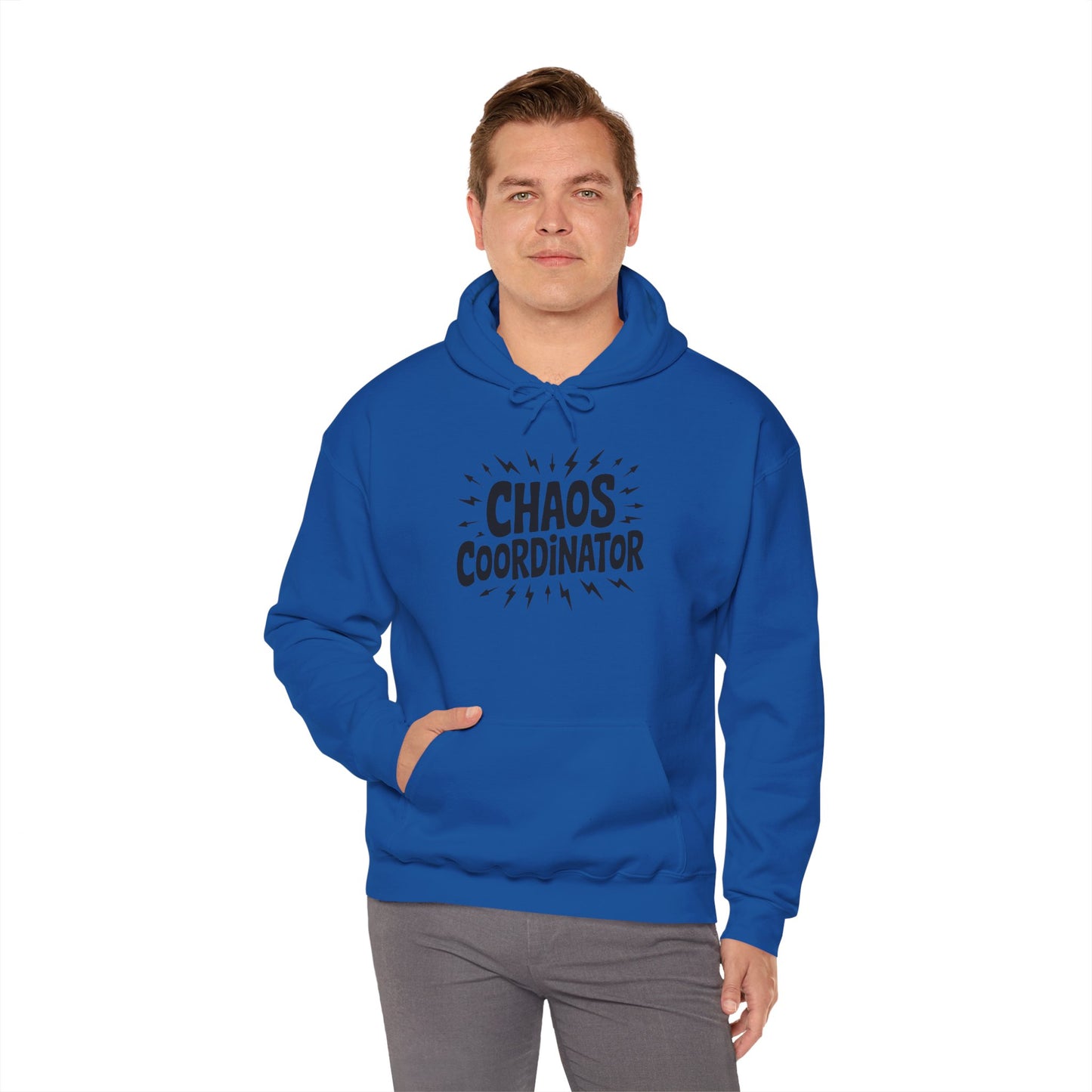 Chaos Coordinator Hoodie, Funny Sweatshirt, Gift for Men, Unisex Pullover, Cozy Winter Clothing, Humor Apparel, Relaxed Fit