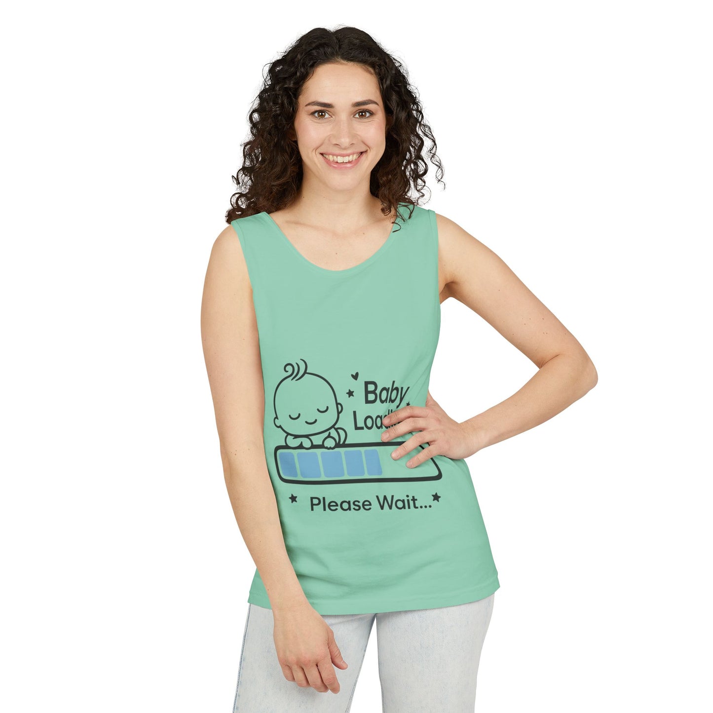 Baby Loading Maternity Tank Top, Pregnancy Announcement Shirt, Mom To Be Gift, Expecting Baby Gift, Pregnancy Reveal Top, Baby Shower Gift