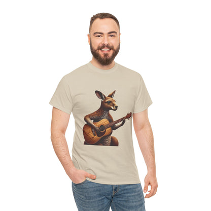 Funny Kangaroo Playing Guitar T-Shirt, Cute Animal Music Lover Shirt,  Aussie Wildlife Gift Idea, Music Lovers, Animal Tee, Fun Gift