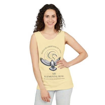 Air Elemental Seal Tank Top, Clarity & Spiritual Freedom Symbol Tee, Unisex Elemental Shirt, Vision Totem Gift, Spiritual Gift