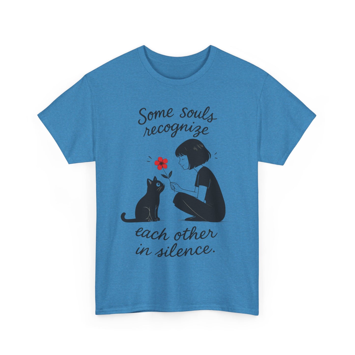 Cat Lover's Heavy Cotton Tee, Cute Cat Shirt, Pet Owner Gift, Animal Lover Apparel, Birthday Gift for Her, Women's Cotton T-Shirt, Cat Lover