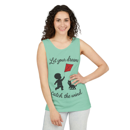 Dream-Catching Tank Top - Lightweight, Womens, Inspirational Graphic Tee, Summer Wear, Perfect Gift for Kids & Families