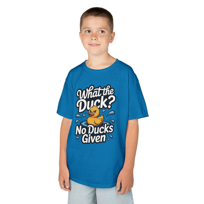 Funny Teen Duck Shirt, Kids Humor Tee, What The Duck Meme Tee, No Ducks Given Youth Tee, Sarcastic Rubber Duck Shirt, Cool Gift For Teens