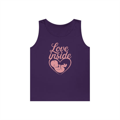 Maternity Tank Top, Pregnancy Announcement Tee, Baby Inside Mom To Be Gift, Expecting Mother Tee, Pregnancy Reveal Top, Baby Shower Top
