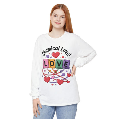 Chemical Love Long Sleeve T-Shirt Women's, Perfect Gift for Science Lovers, Valentine's Day, Chemistry Enthusiasts, Casual Wear, Cute [...]