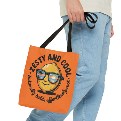 Zesty Lemon Tote Bag - Fun & Bold Carry-All for Everyday Use, Summer, Beach Days, Gifts, Eco-Friendly Shopping, Large Tote Bag