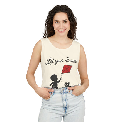 Dream-Catching Tank Top - Lightweight, Womens, Inspirational Graphic Tee, Summer Wear, Perfect Gift for Kids & Families