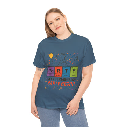 Funny Chemistry Party T-Shirt, Periodic Table PaRTY Tee, Unisex Science Humor Shirt, Gift for Chemistry Teacher,Science Tee, Nerdy Pun Shirt