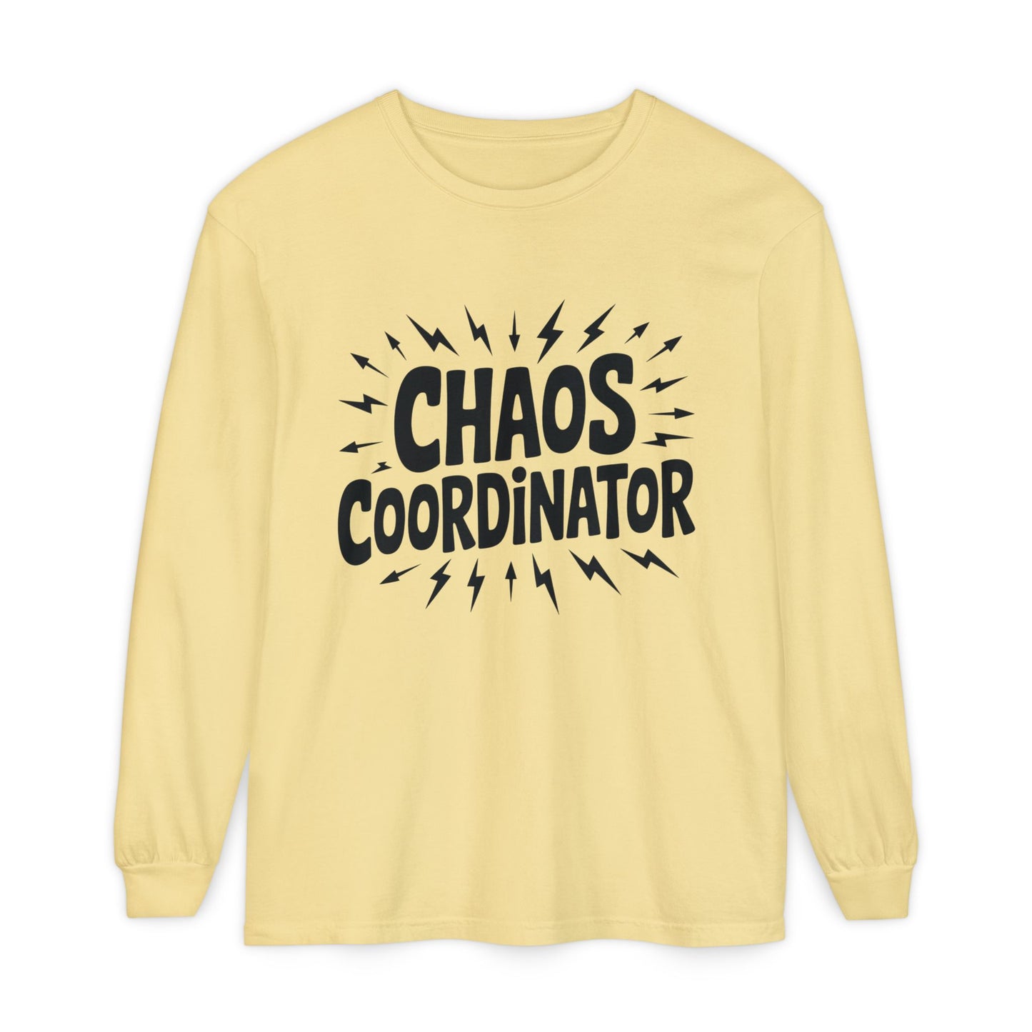 Chaos Coordinator Shirt Unisex Long Sleeve Tee, Funny Mom Life Gift, Mothers Day Shirt, Gifts for Team Leaders, Humor Apparel