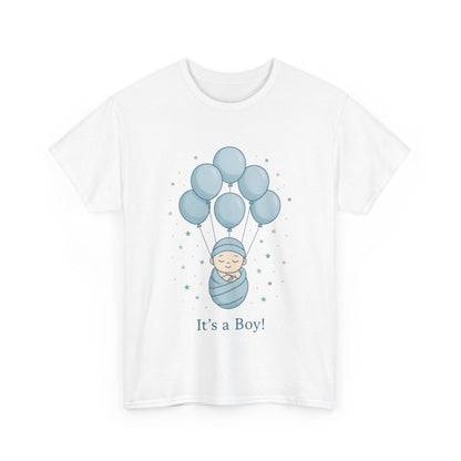 Its a Boy Maternity T-Shirt, Baby Boy Pregnancy Announcement Shirt, Gender Reveal Mom To Be Gift, Expecting Baby Shower Tee