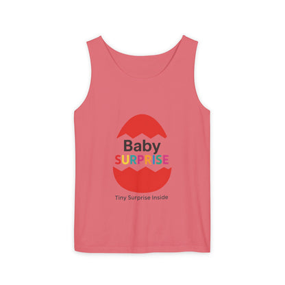 Baby Surprise Maternity Tank Top, Pregnancy Announcement Tank, Mom To Be Gift, Expecting Baby Reveal Top, Baby Shower Gift,Gender Reveal Tee