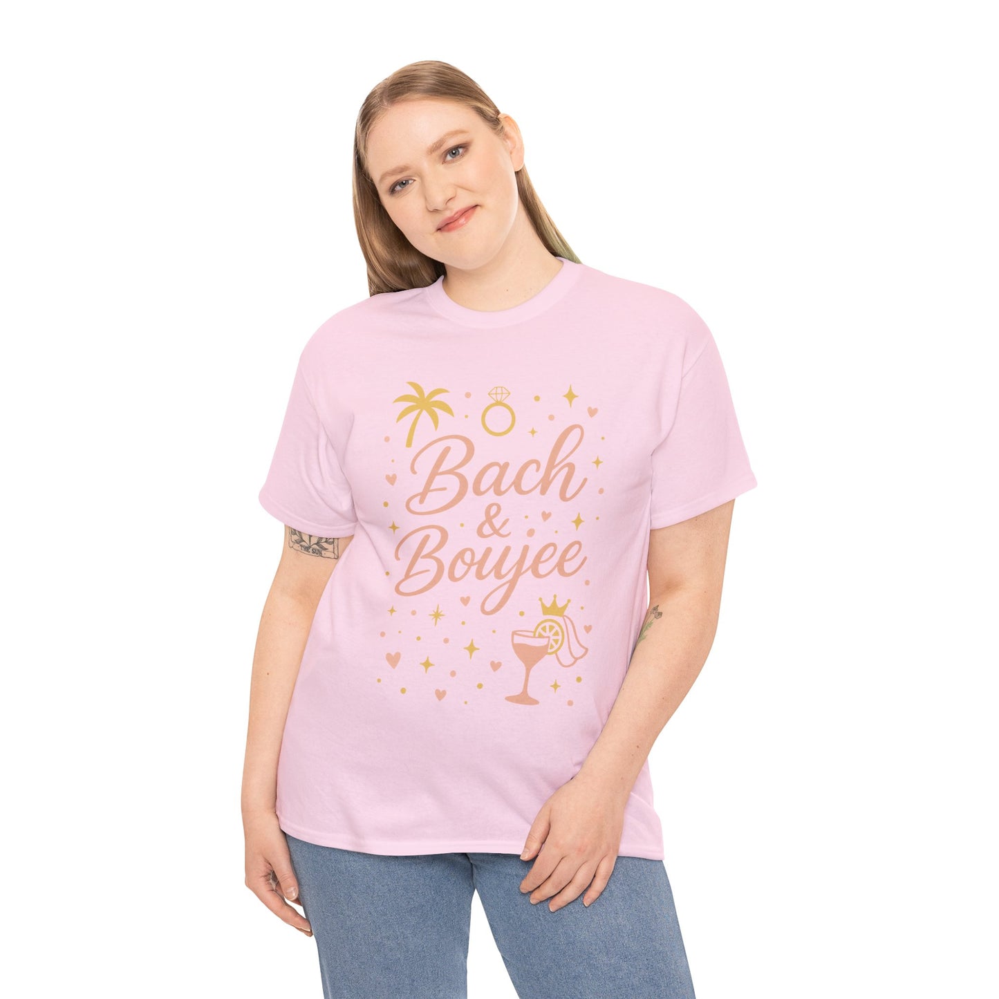 Bach & Boujee Bridal Party  Shirt, Bachelorette Party Tee, Bridesmaid Wedding Tee, Hen Party Top, Bridal Shower,  Bridesmaids Gift