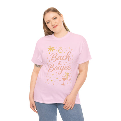 Bach & Boujee Bridal Party  Shirt, Bachelorette Party Tee, Bridesmaid Wedding Tee, Hen Party Top, Bridal Shower,  Bridesmaids Gift
