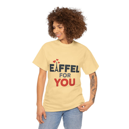 Eiffel For You Romantic Paris Graphic Womens T-Shirt, Eiffel Shirt