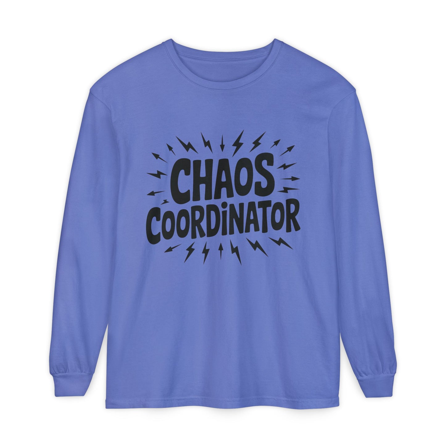 Chaos Coordinator Shirt Unisex Long Sleeve Tee, Funny Mom Life Gift, Mothers Day Shirt, Gifts for Team Leaders, Humor Apparel